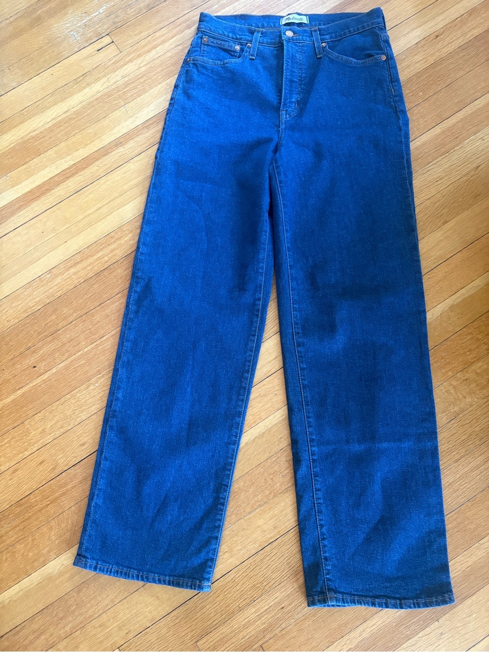Madewell The Perfect Vintage Wide-Leg Jean - Blue (Brand New) - Picture 4 of 6